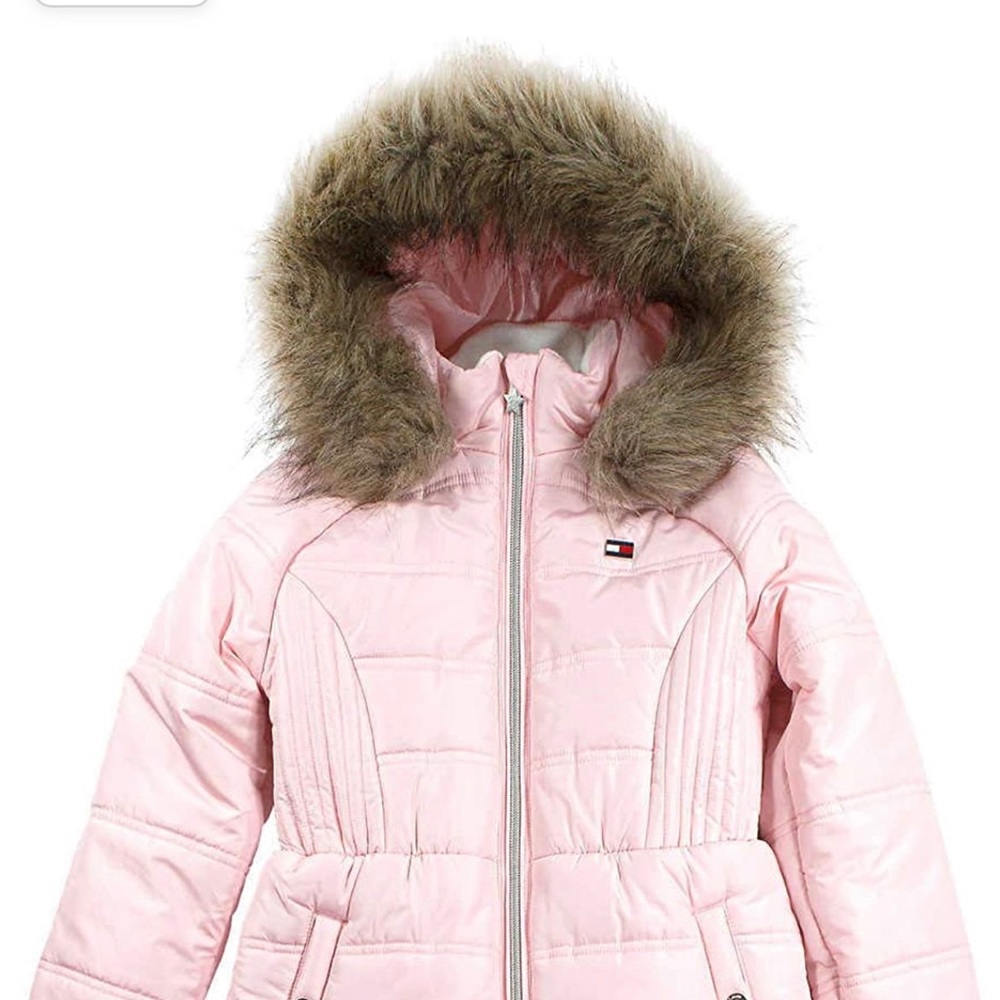 Tommy Hilfiger girls Fleece Jacket Lined Puffer